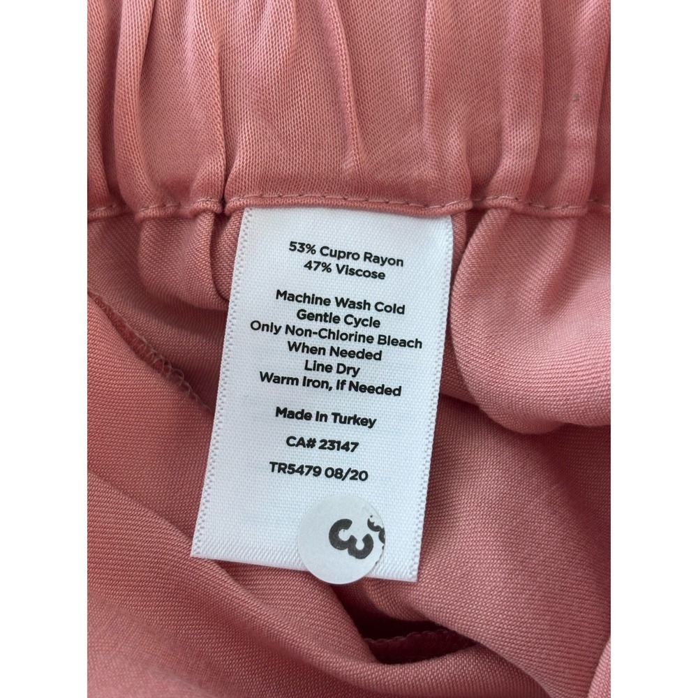 Haven Well Within Womens Satin Wide Leg Lounge Pants Pink Size S NWT - Picture 6 of 7